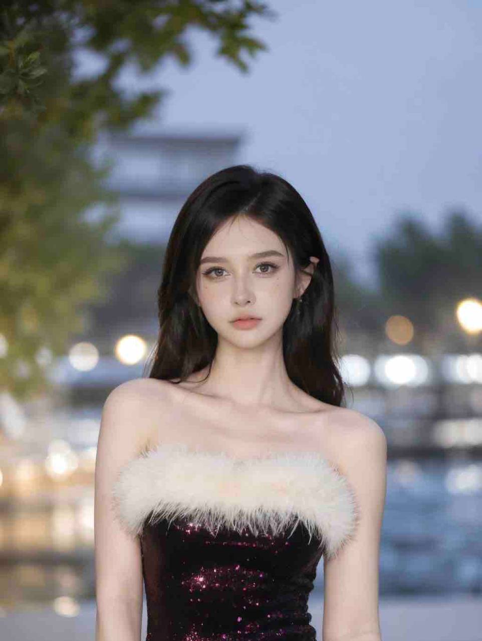 优雅迷人混血儿依颖