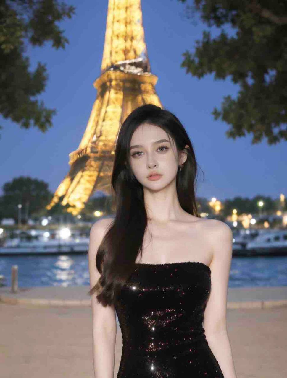 优雅迷人混血儿依颖