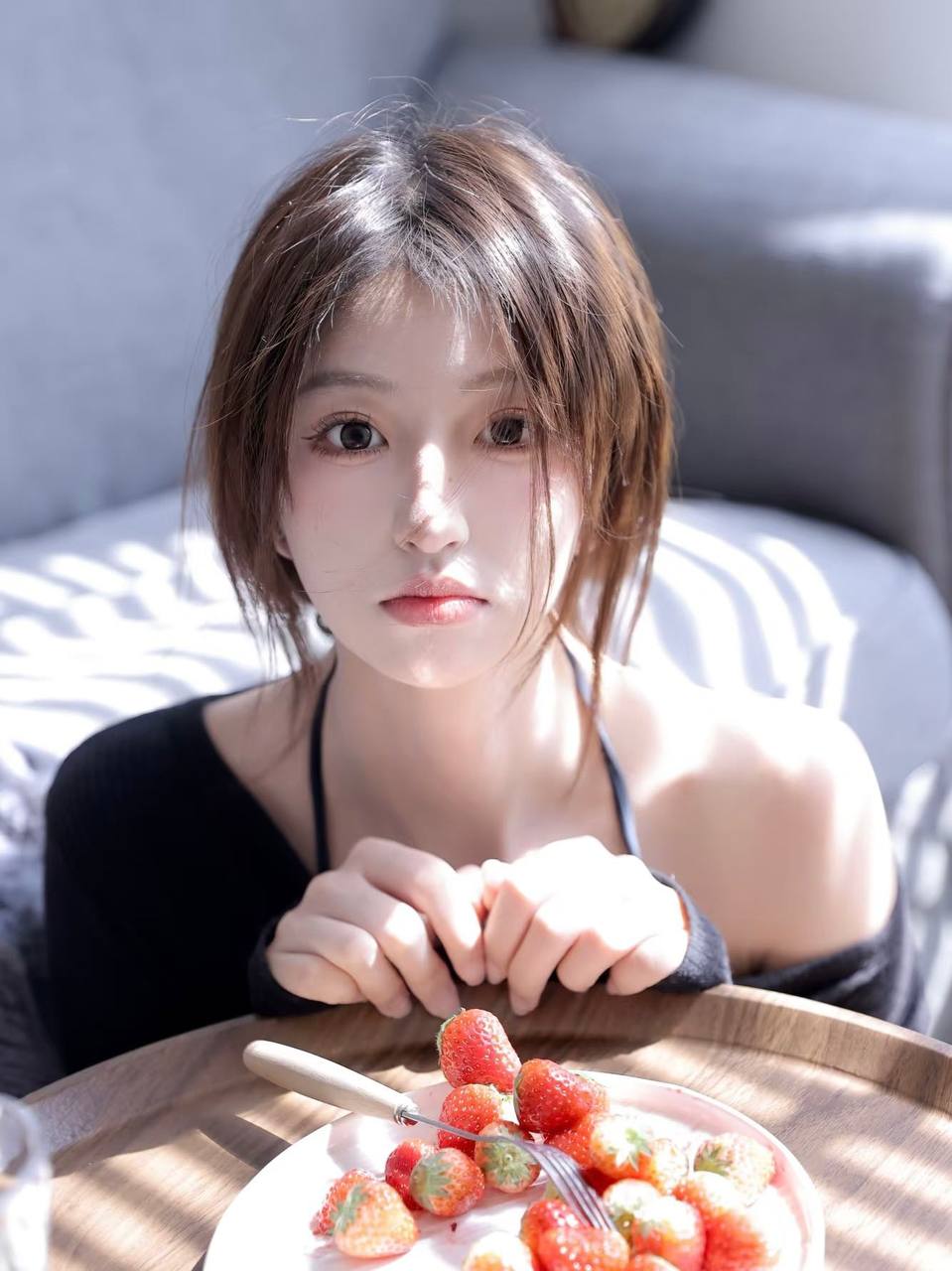 高颜值清纯在校生华华