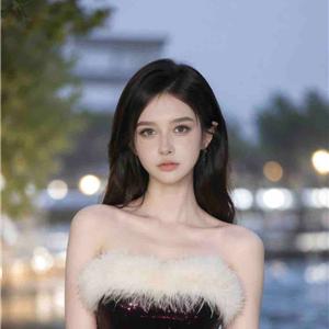 优雅迷人混血儿依颖