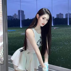 高尔夫伴游女郎忻蕾